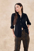 Blusa com Gola Mao
