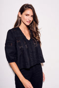 Blusa de Renda Bordada Pérola