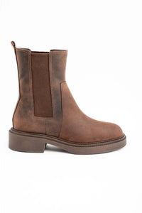 Bota de Couro Chocolate