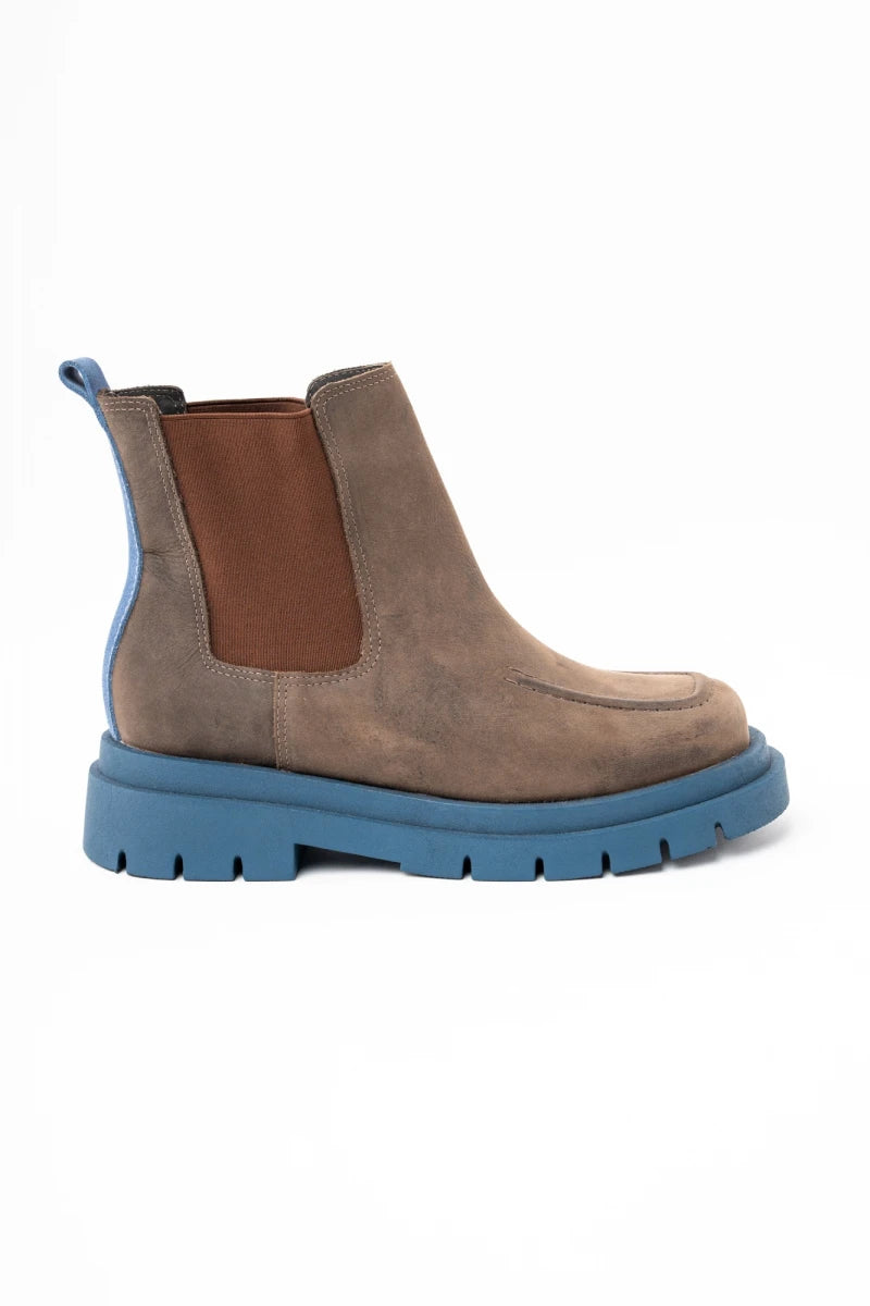 Bota Couro Lavado Chocolate
