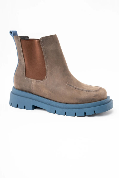 Bota Couro Lavado Chocolate