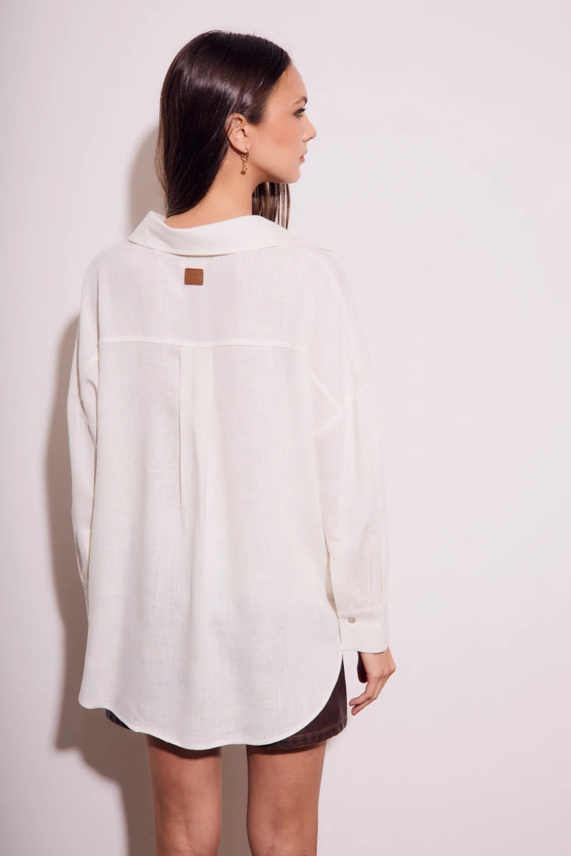 Camisa Linho Pérola