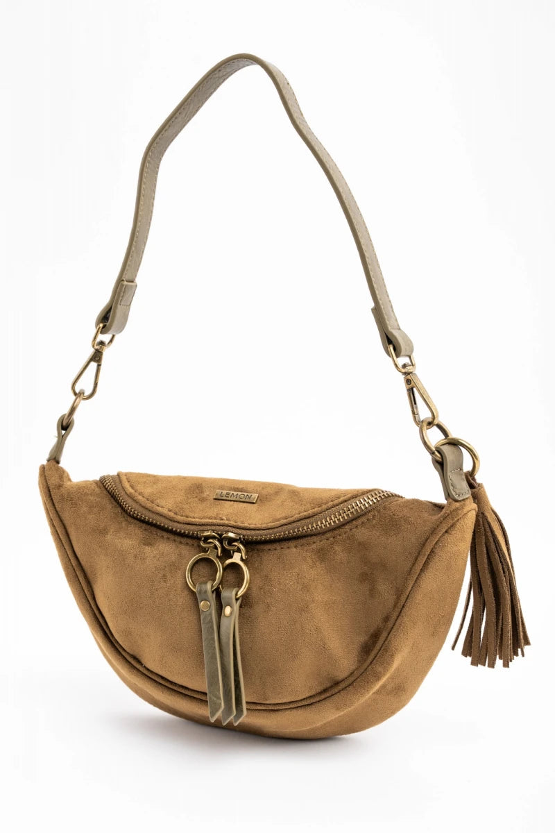 Bolsa de Camurça Vegana Oliva