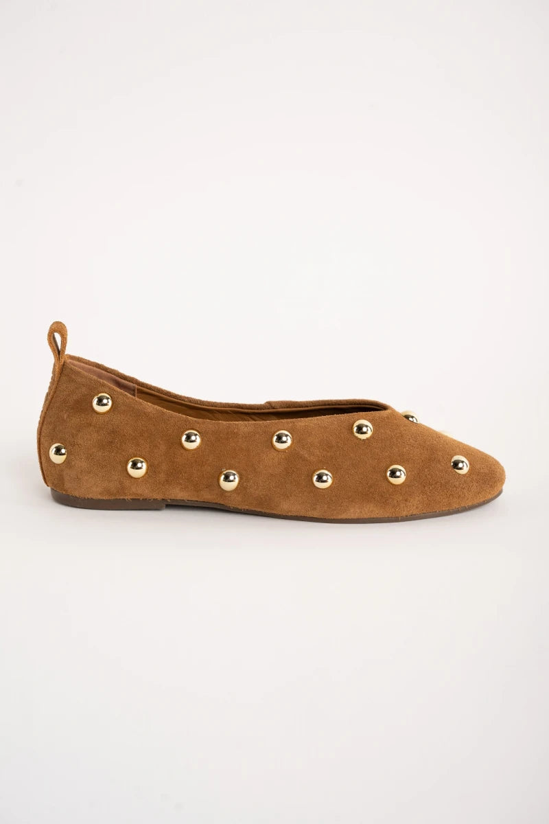 Chatita de Camurça com Tachas Camel