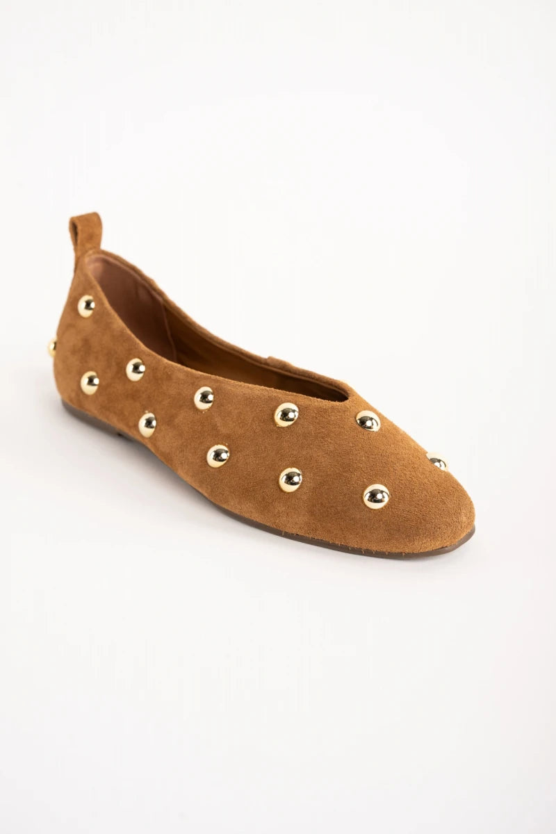 Chatita de Camurça com Tachas Camel