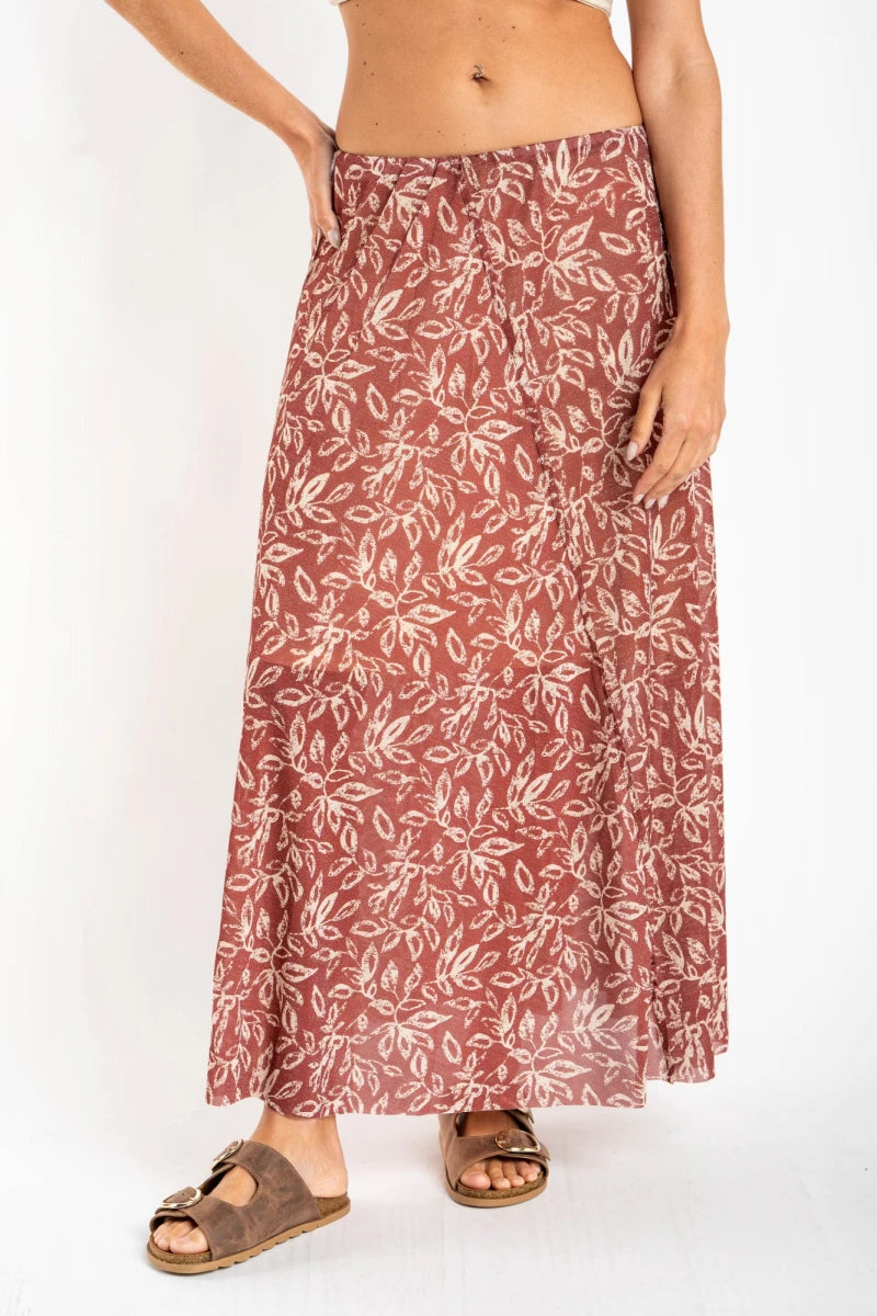 Saia Estampada Maxi