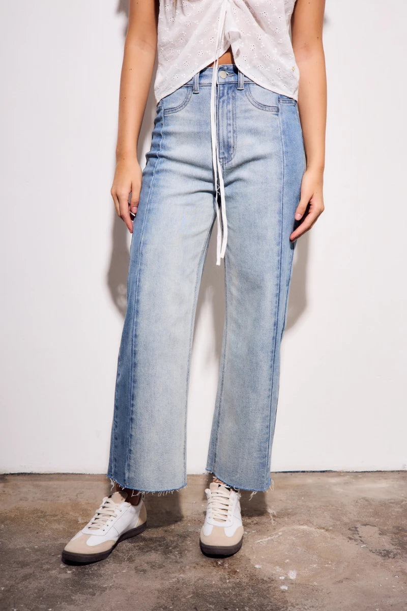 Jeans Combinado - Denim