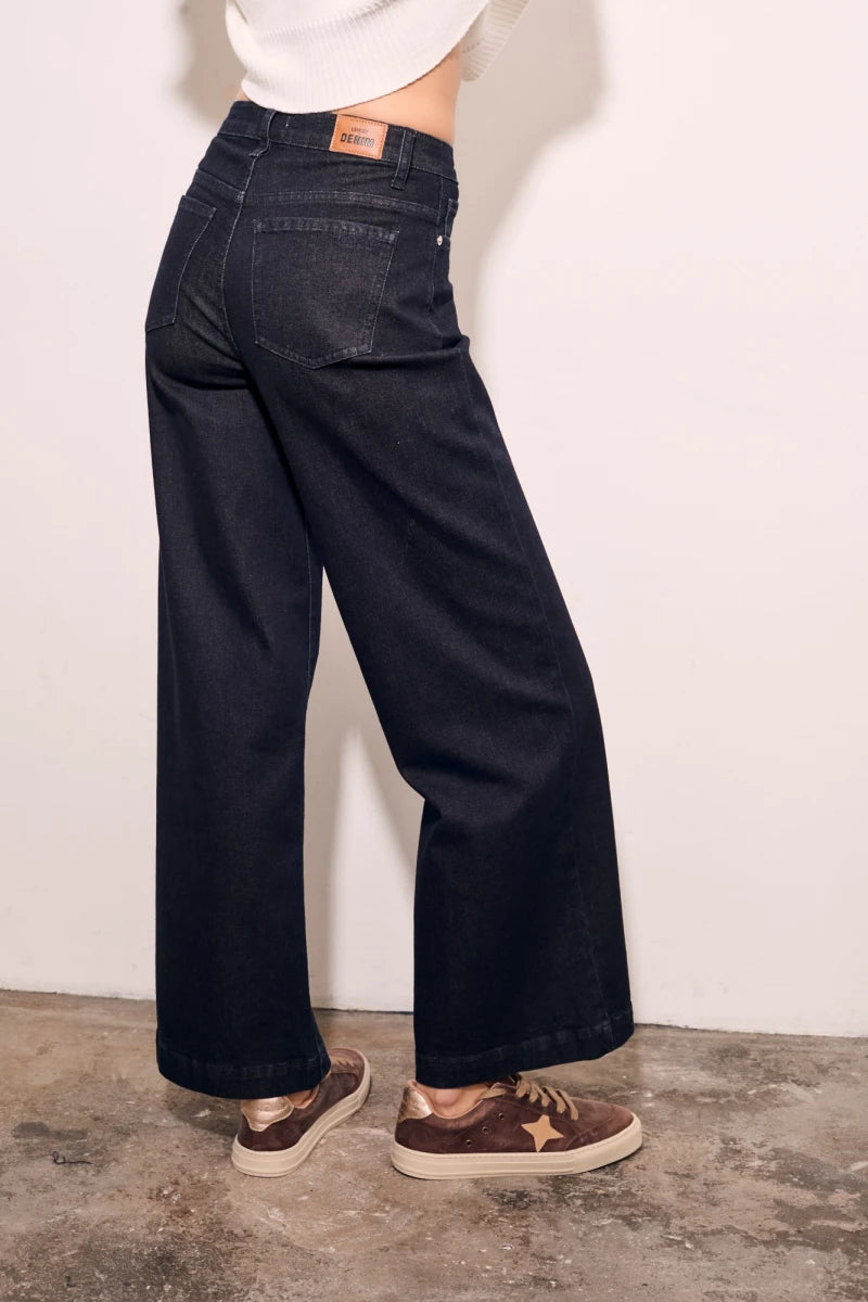 Jeans Wide Índigo - Denim