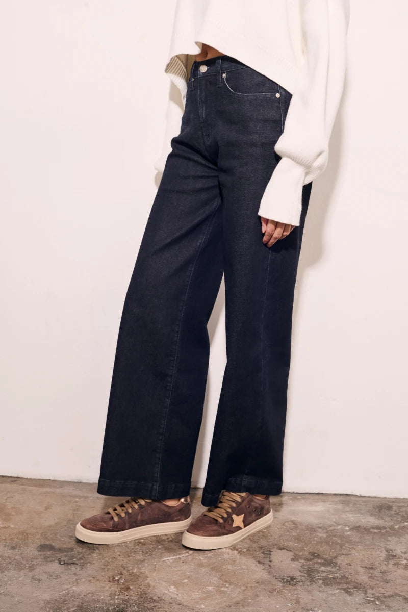 Jeans Wide Índigo - Denim