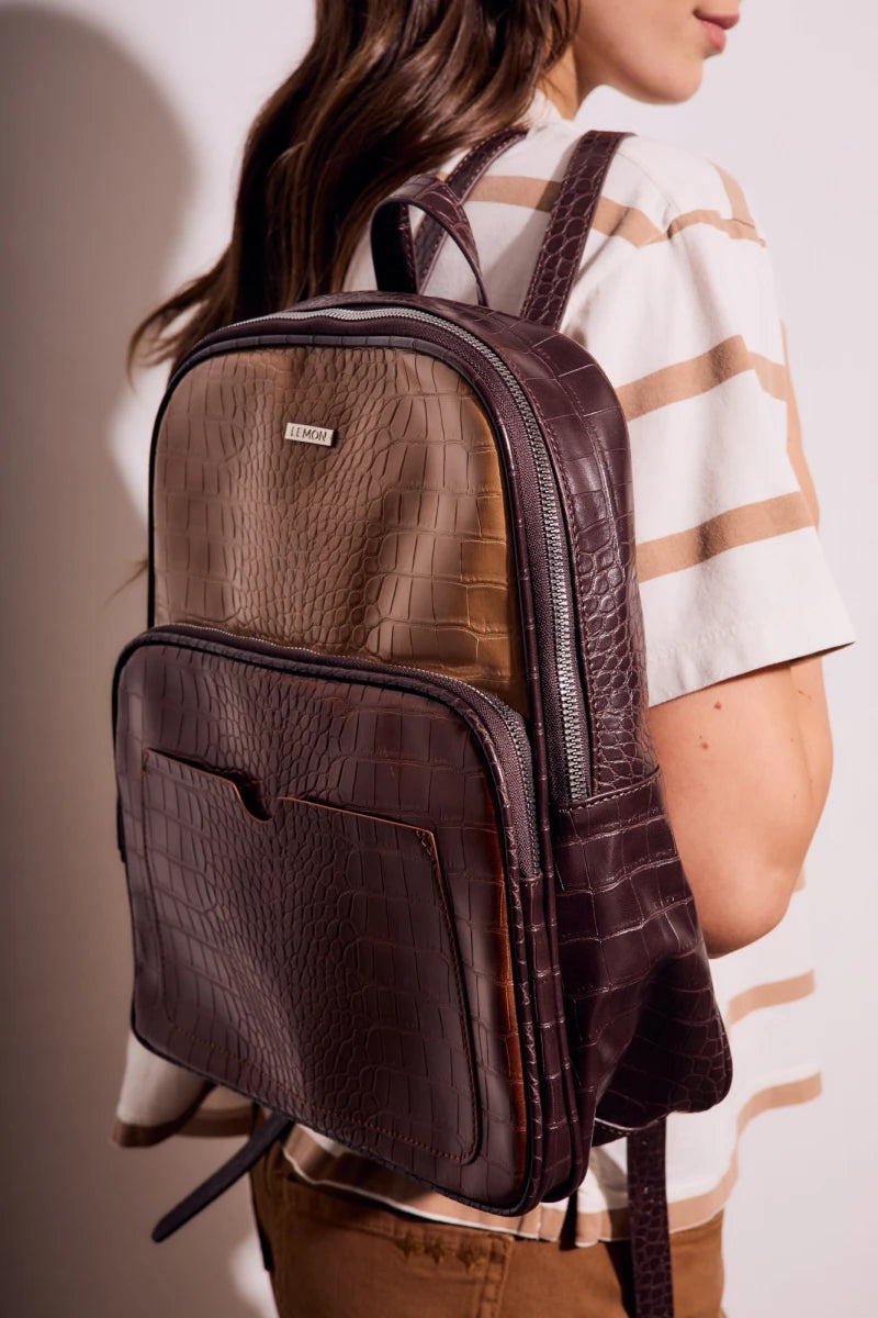 Mochila Maxi Notebook - Marrom