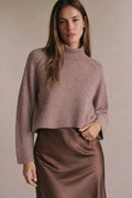 Blusa Gola Alta Bordô