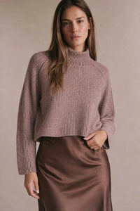 Blusa Gola Alta Bordô