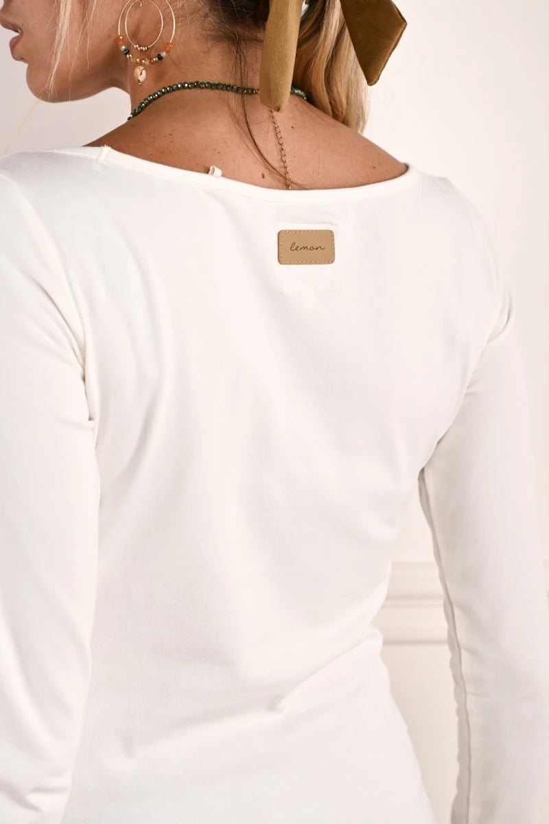 Camiseta Algodão Elastano Branco