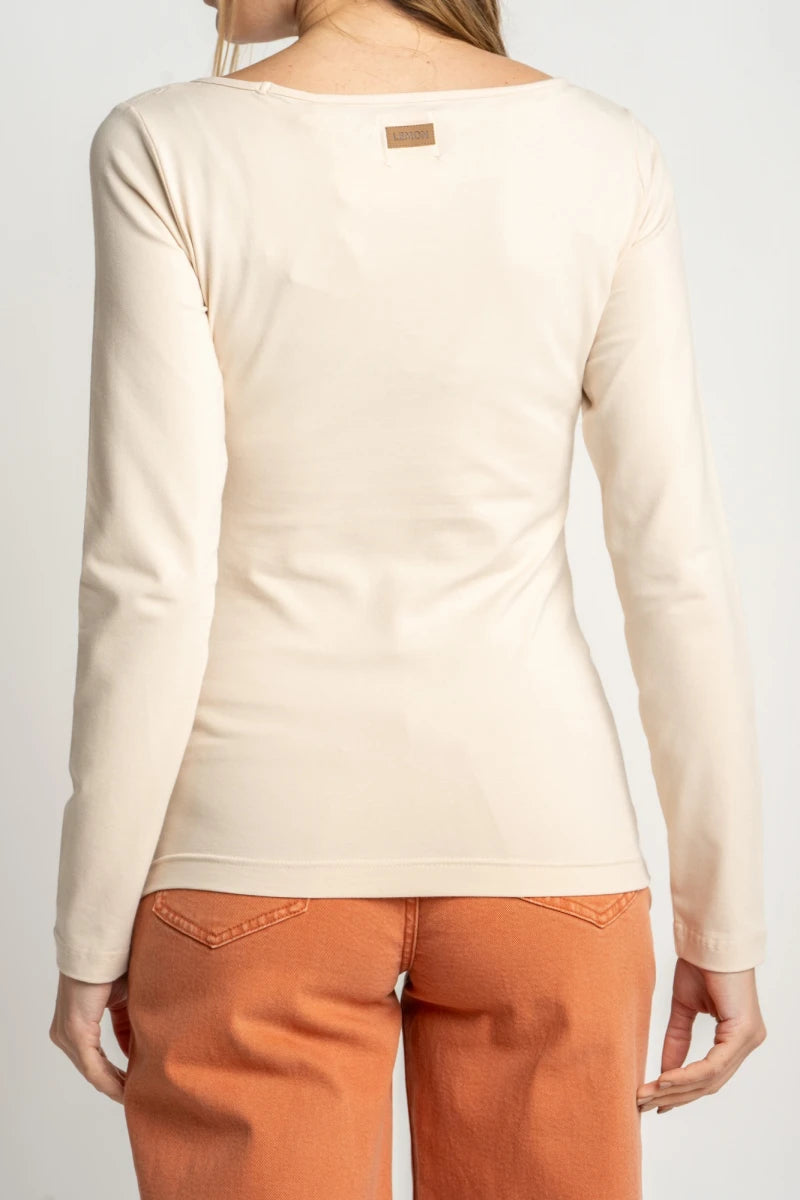 Camiseta Algodão Elastano Pérola