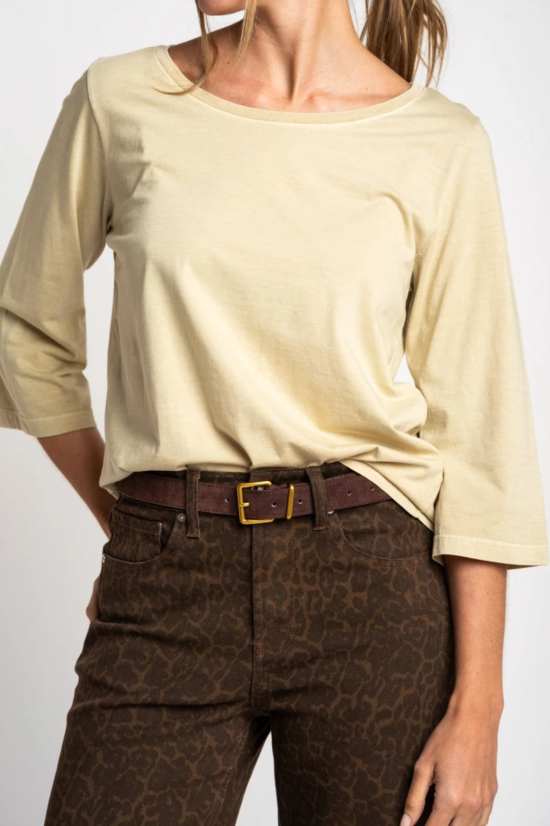 Camiseta Encaje Chocolate