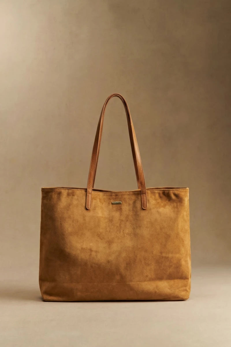 Travel Bag Camurça Vegana Camel