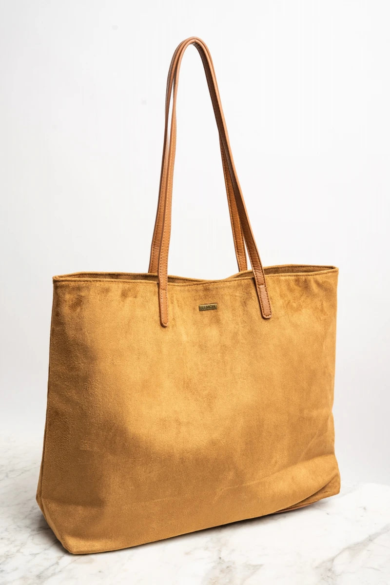 Travel Bag Camurça Vegana Camel
