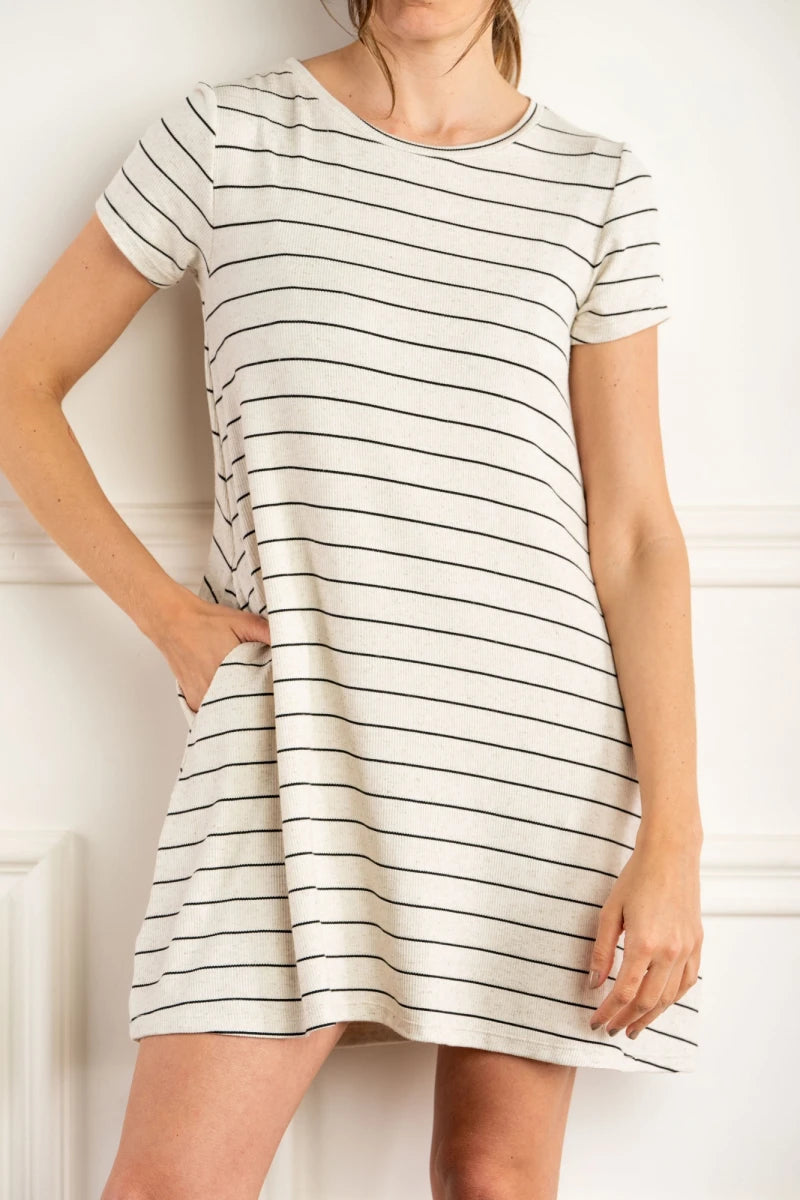 Vestido Linho Areia